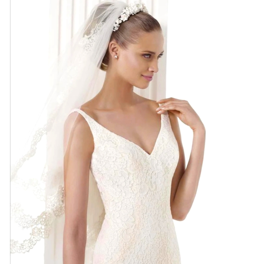 👰PRONOVIAS Maricel 💒 Bridal Wedding Gown Dress Size 16 (like 12 street style)